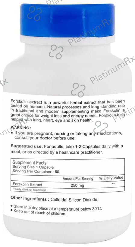 HealthVit Forskolin Extract 250mg Capsule