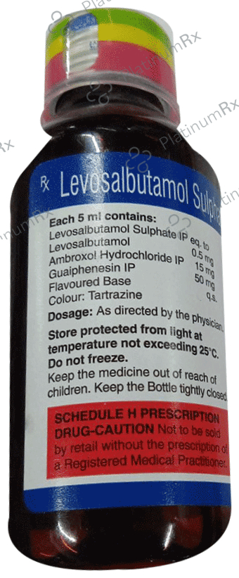Brozeet LS 15/50/0.5mg Syrup 100ml