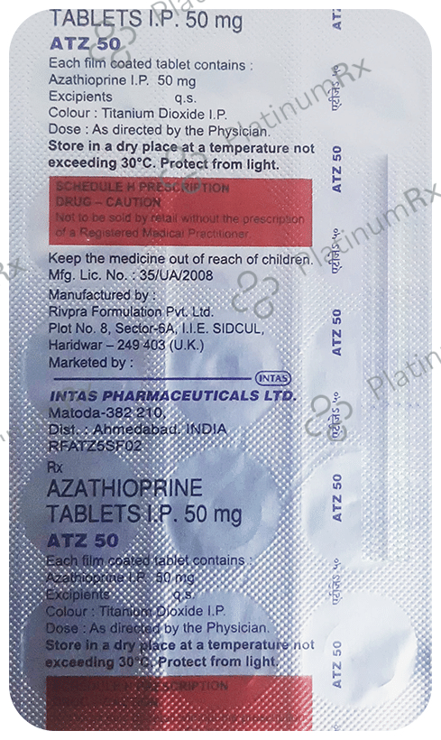 ATZ 50 Tablet 15 tablets