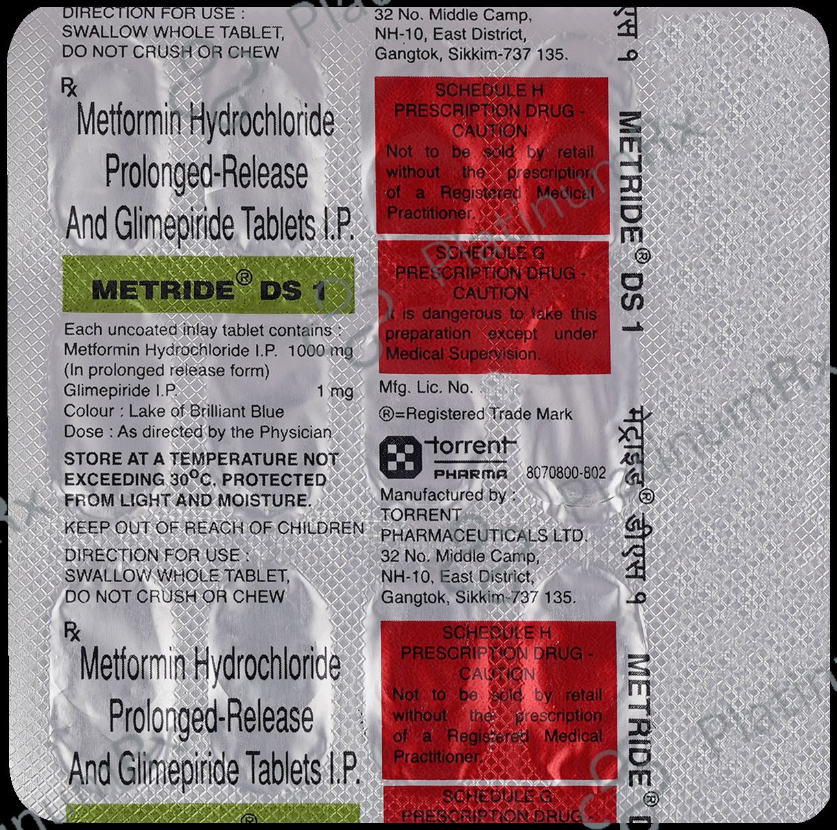 Metride DS 1 Tablet PR 15 Tablet PR