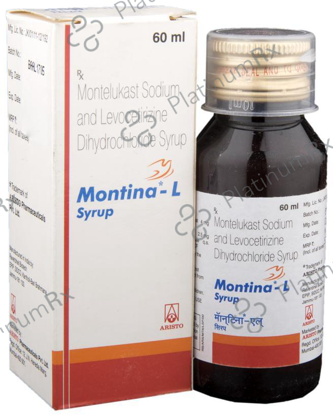 Montina L 2.5/4mg Syrup 60ml