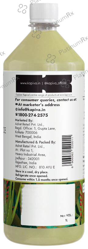 Kapiva Thar Aloe Vera Juice (with Pulp) - Rejuvenates Skin & Hair - No Added Sugar