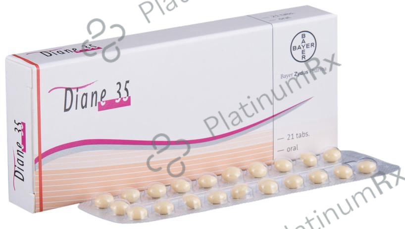 Diane 2/0.035mg Tablet 21s