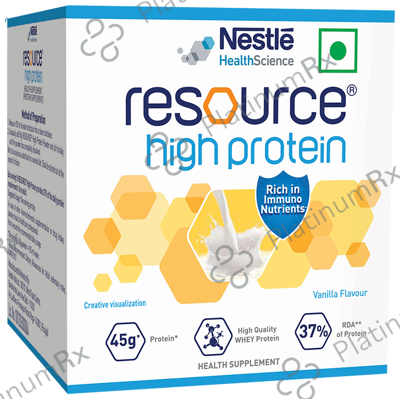 Nestle Resource High Protein Sachet (50gm Each) Vanilla