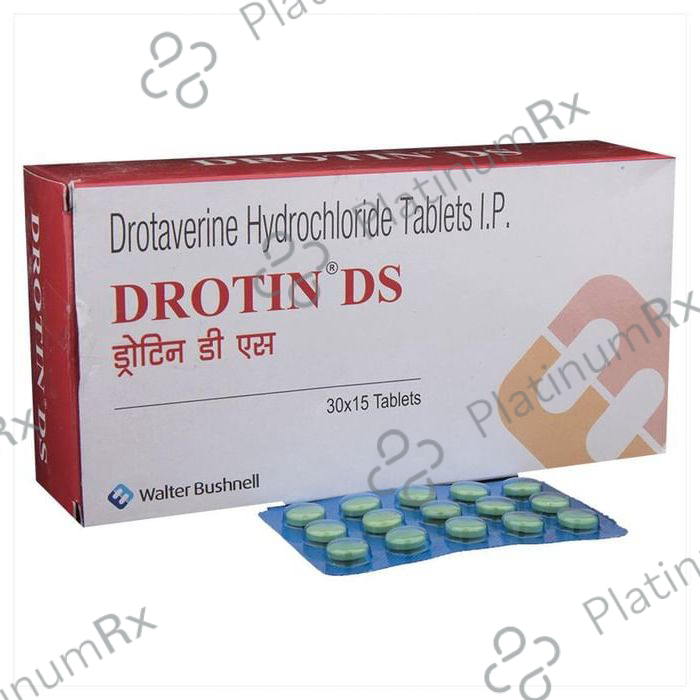 Drotin 80mg DS Tab 15s