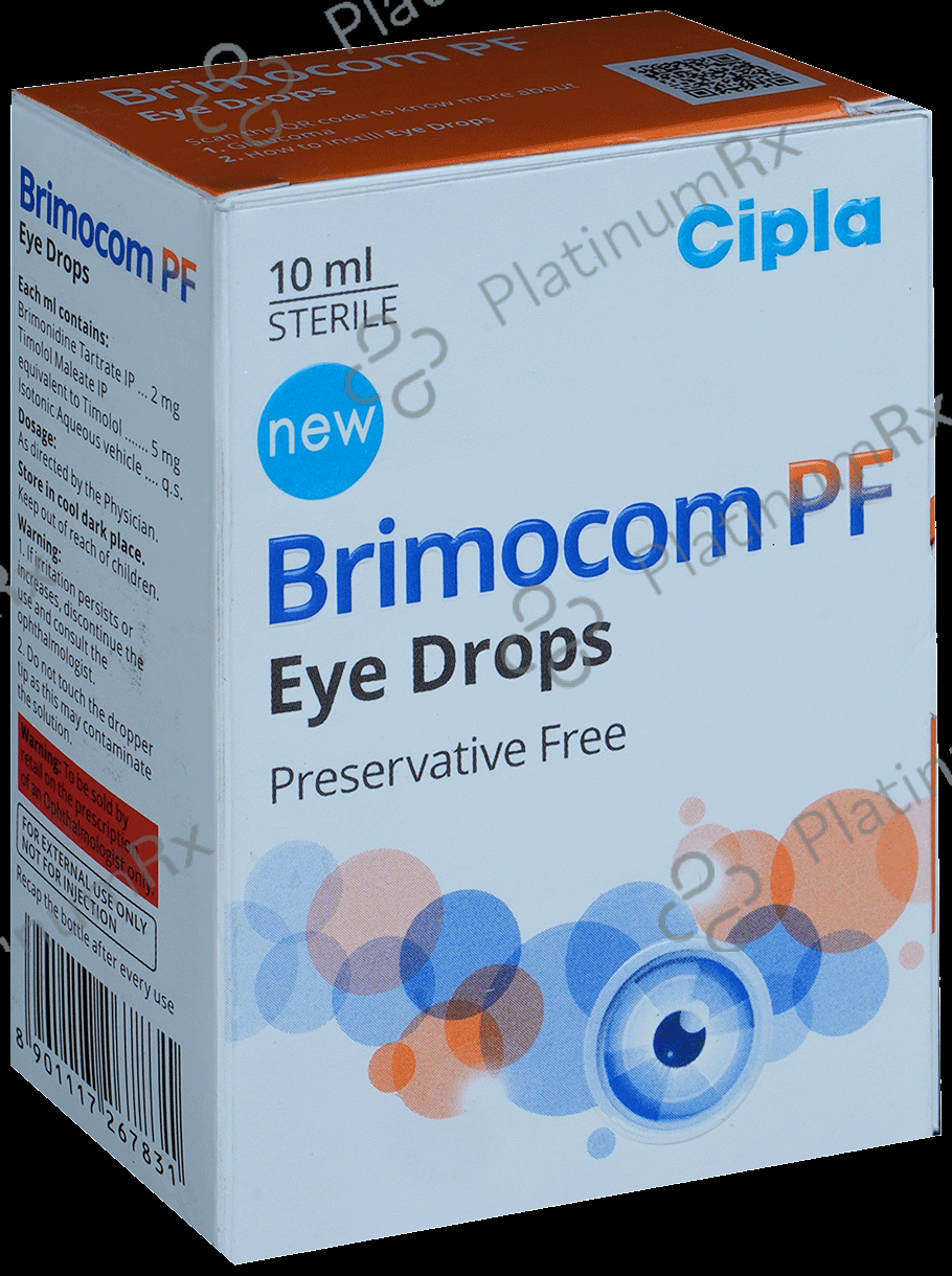 Brimocom PF Eye Drop 10 ml Ophthalmic Solution