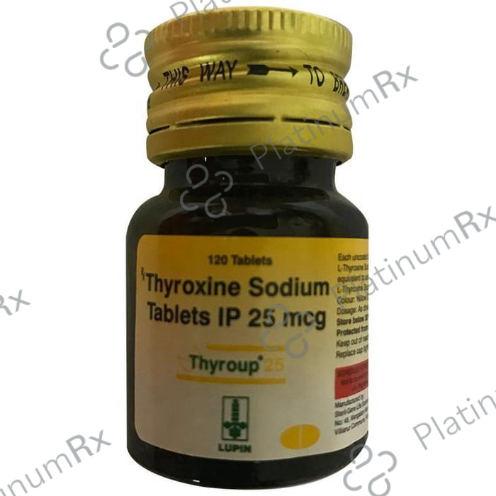 Thyroup 25mg Tablet 120s