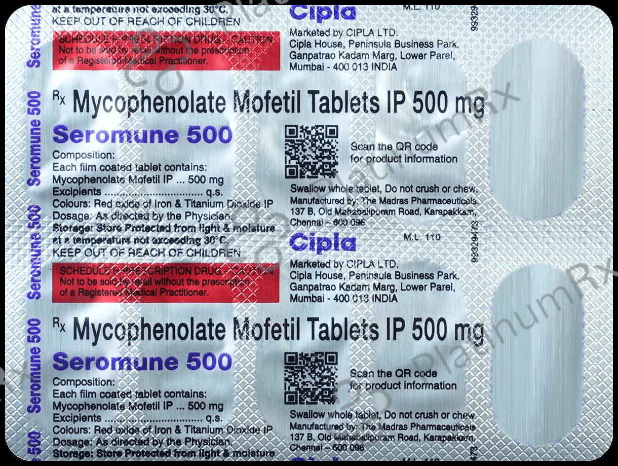 Seromune 500mg Tablet 10s