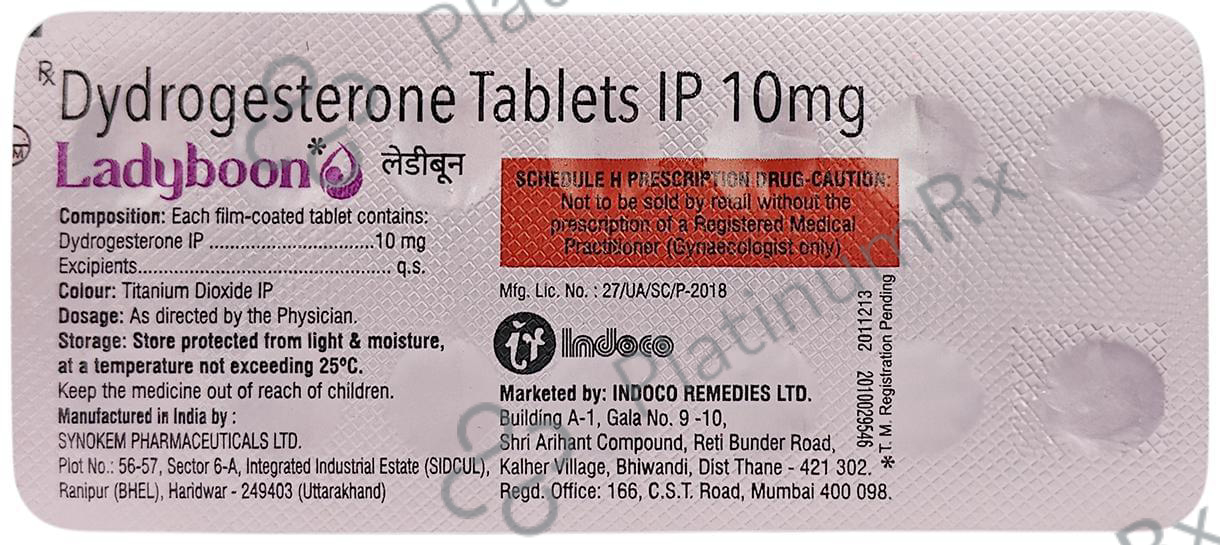 Ladyboon 10mg Tablet 14 tablets Tablet Oxirich Healthcare Pvt Ltd