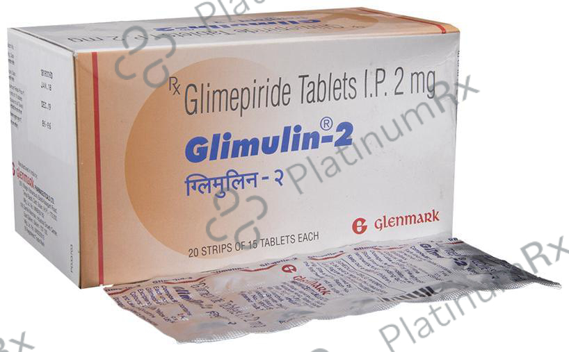 Glimulin 2mg Tablet 15s
