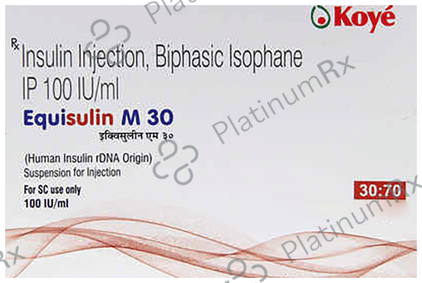 Equisulin-M 30/70 (100 IU/ml) (1*3ml Refill Cartridge / Injection)