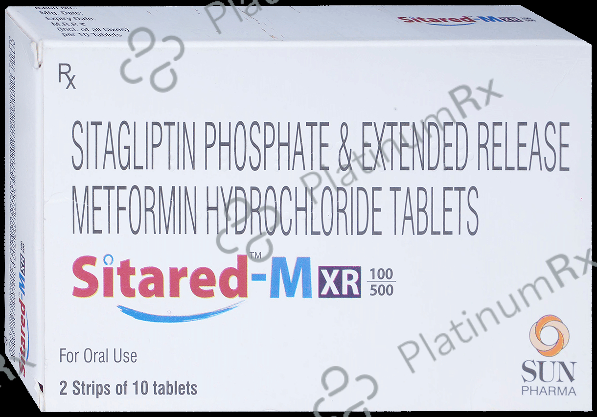 Sitared M XR 100/500mg Tablet 10s