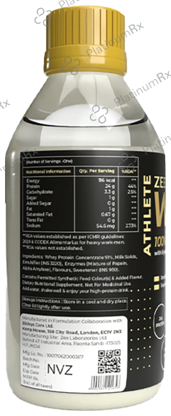 Zeelab Whey 100% Whey Protein French Vanilla Creme