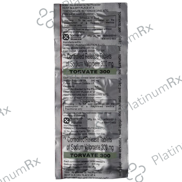 Torvate 300mg Tablet CR 10s