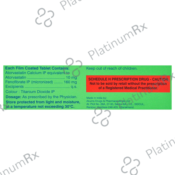 Liponorm F 10/160mg Tablet 15s