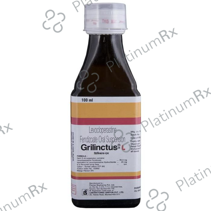 Grilinctus L 20mg Oral Suspension 100ml
