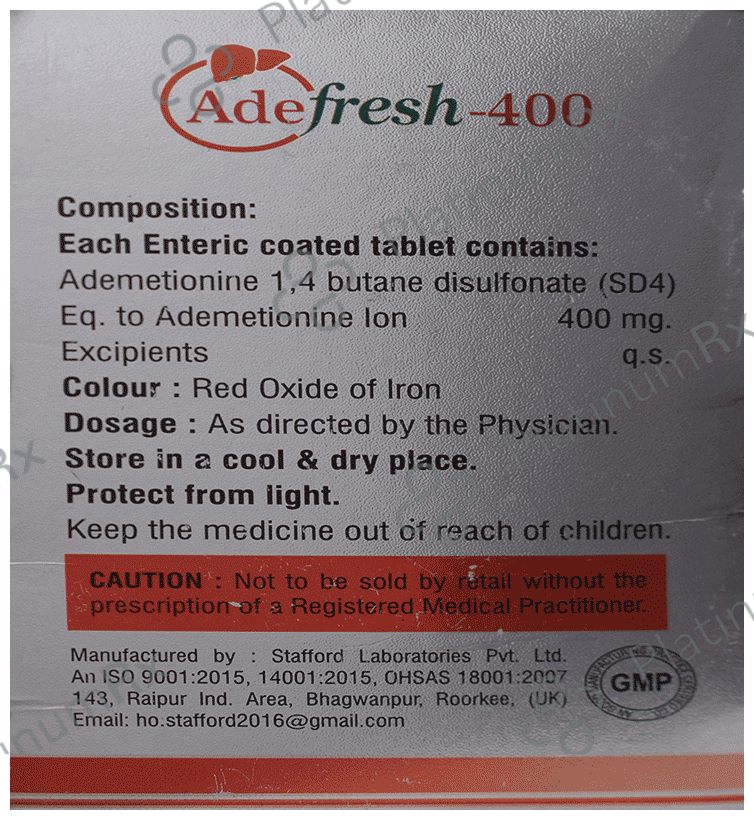 Adefresh 400 Tablet