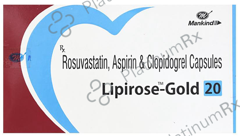 Lipirose Gold 20/75/75mg Capsule 10s