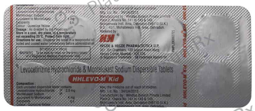 HHLevo M Kid 2.5/4mg Tablet DT 10s