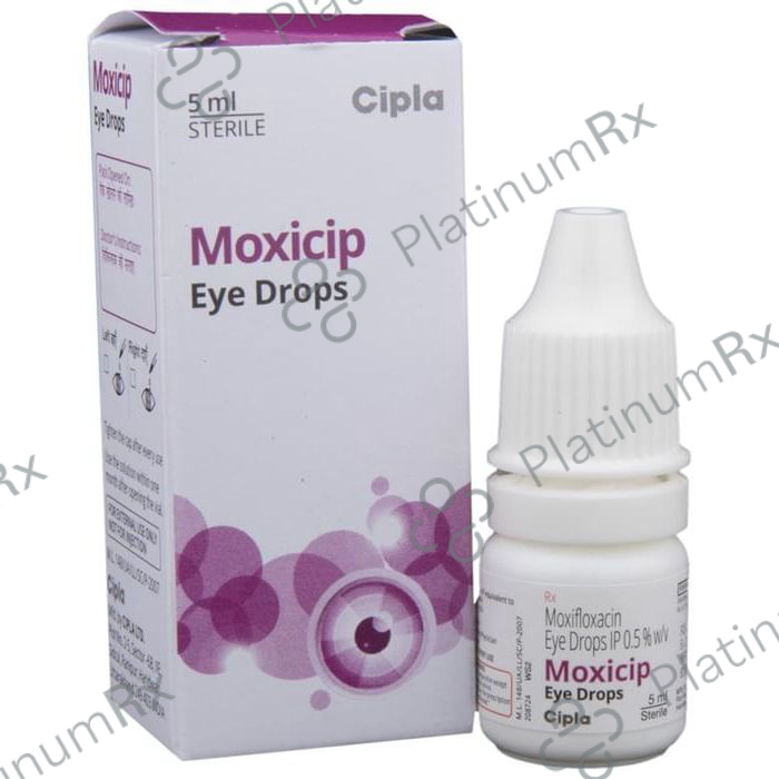 Moxicip 0.5% Eye Drop 5ml
