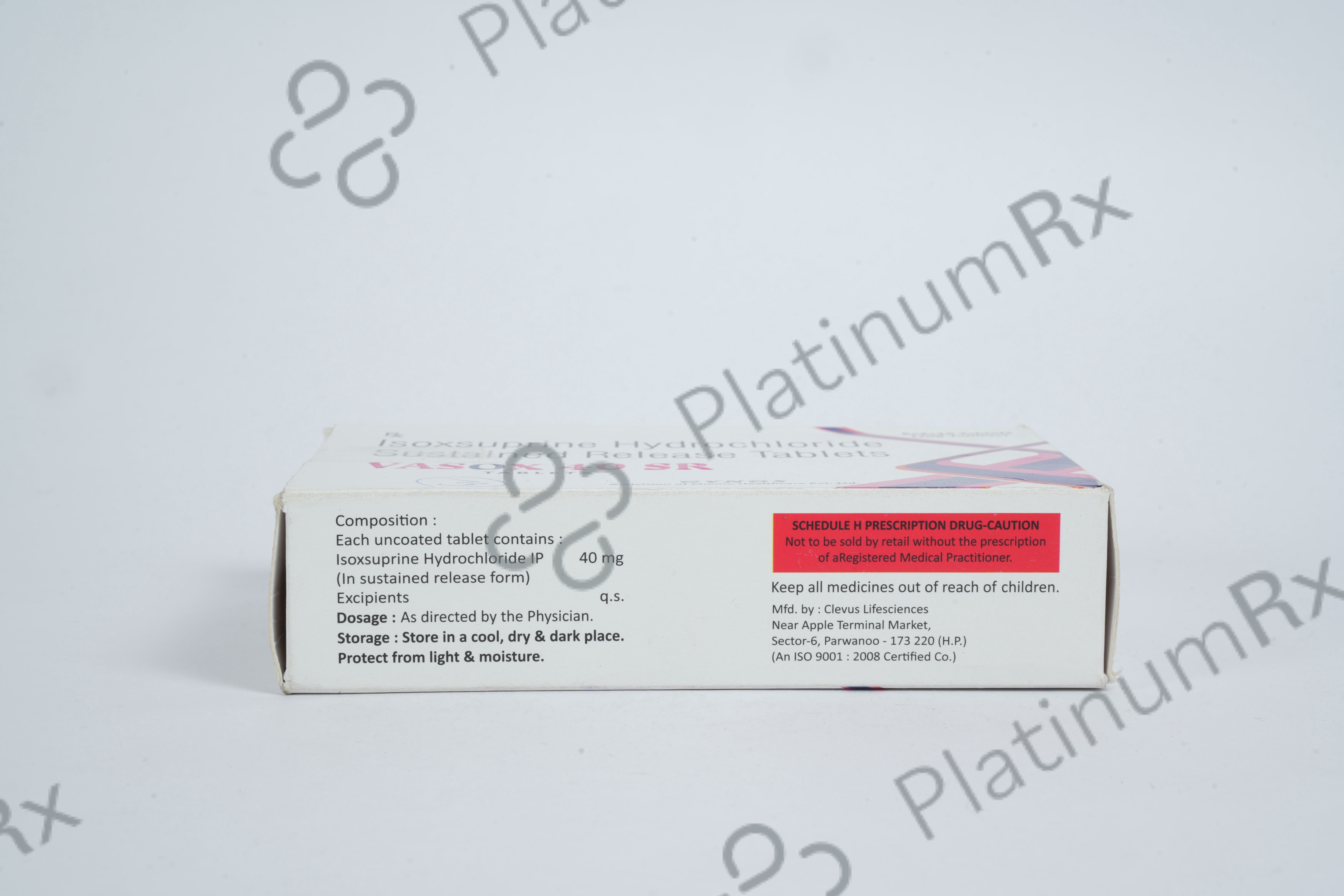 Vasox 40mg Tablet SR 10s