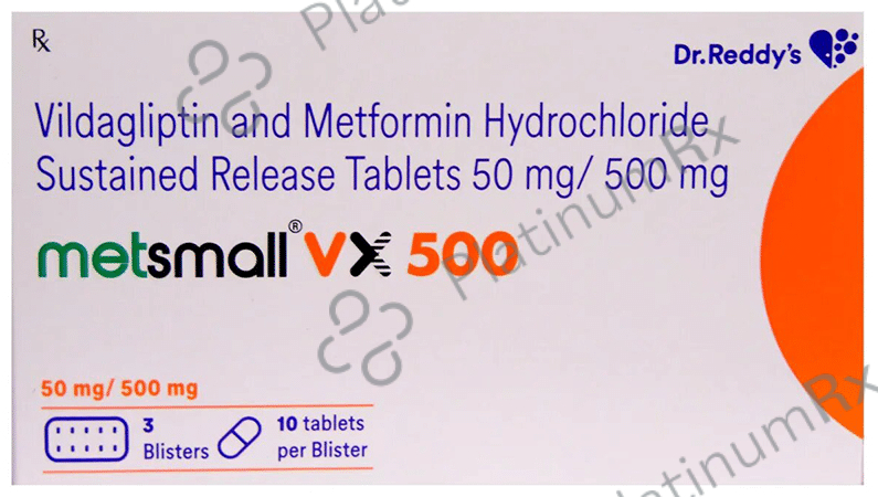 Metsmall VX 500/50mg Tablet SR 10s