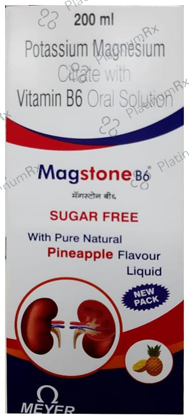Magstone B6 978/14mg Pineapple Oral Solution 200ml