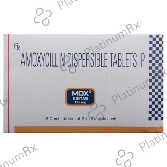 Mox Kid 125mg Tablet DT 15s