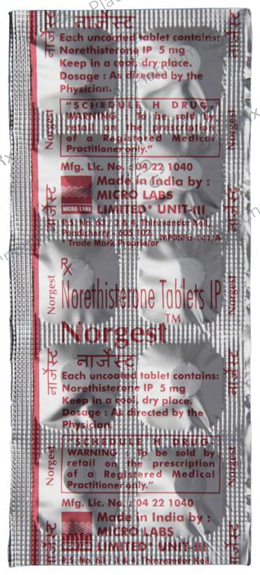 Norgest 5mg Tablet 10s