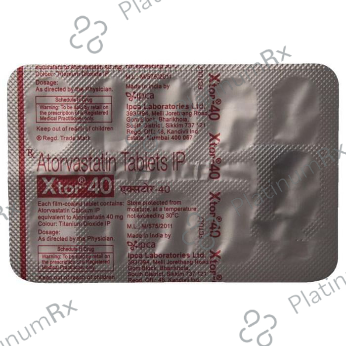 Xtor 40mg Tablet 10s