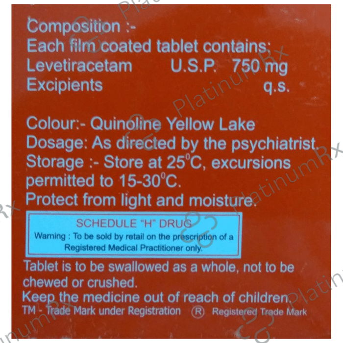 Levigress 750mg Tablet 10s