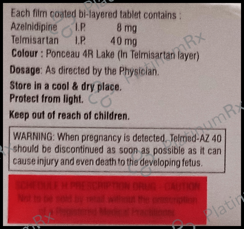 Telmed-AZ 40 Tablet