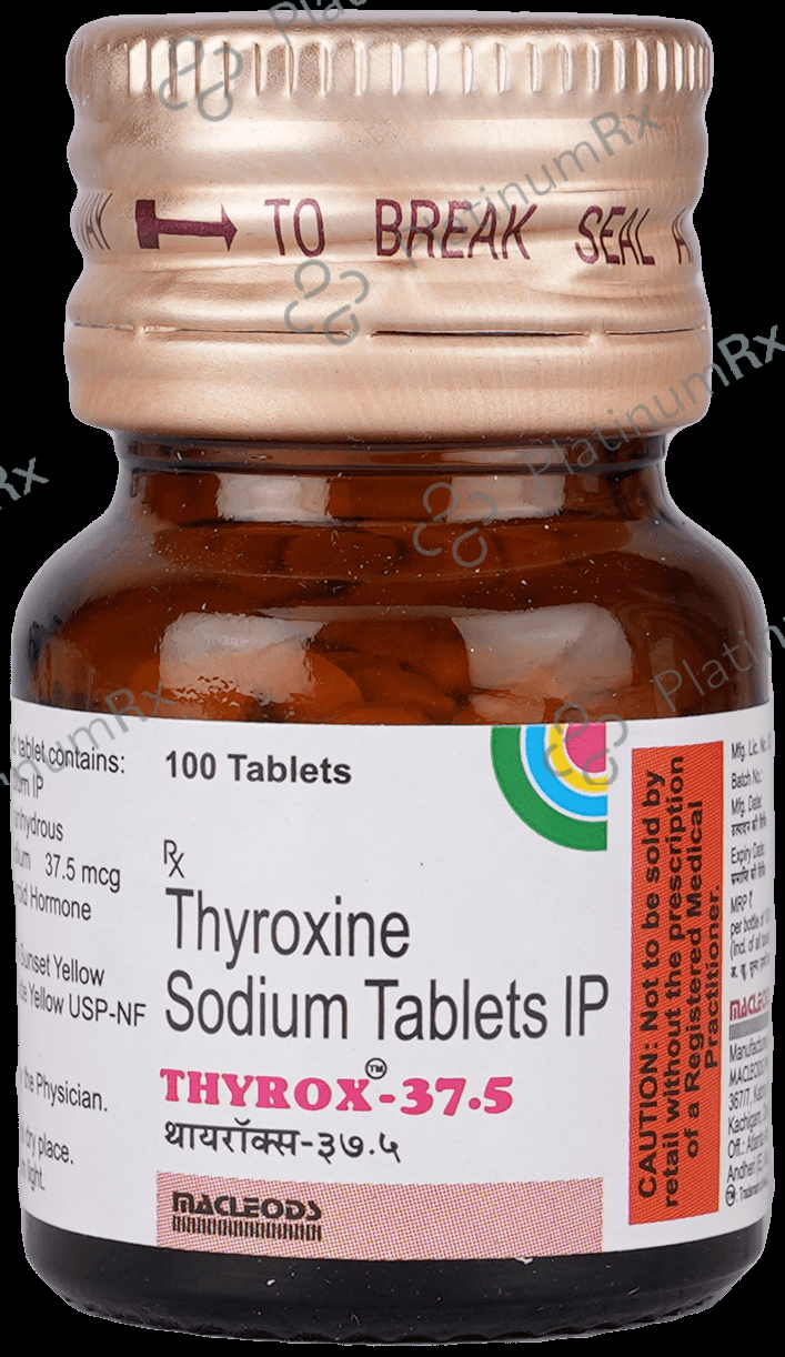 Thyrox 37.5mcg Tablet 100 tablets