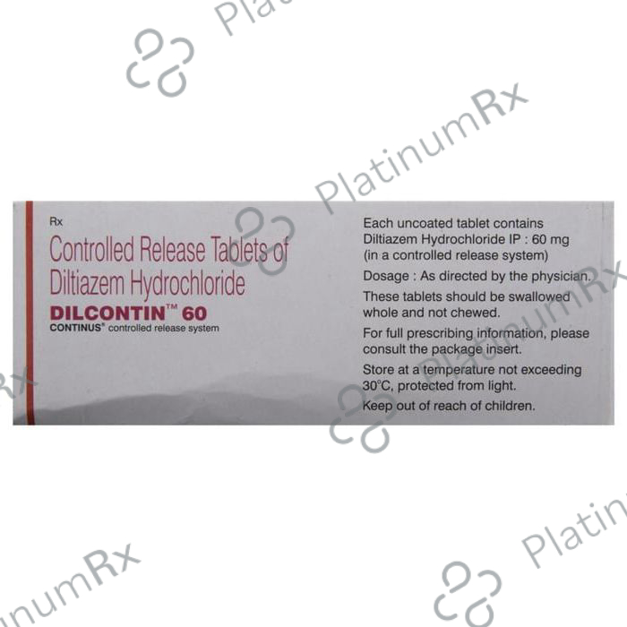 Dilcontin 60mg Tablet CR 10s