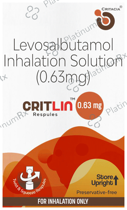 Critlin 0.63mg Respule (2.5 ml Each)