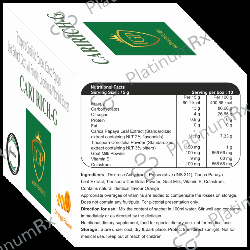 IGP Mediventures Cari Rich-G Sachet (15gm Each)