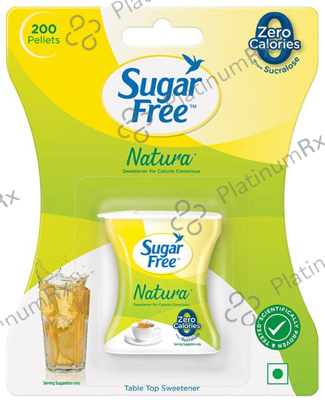 Sugar Free Natura Low Calorie Sucralose Sweetener - Pellets 200 pellets