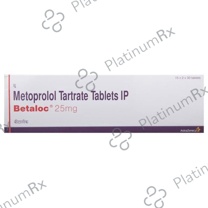 Betaloc 25mg Tablet 30s