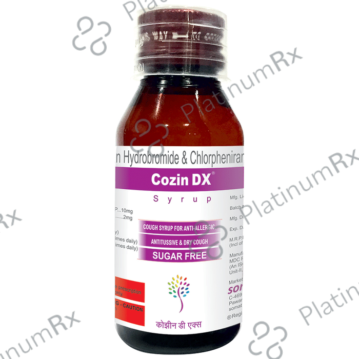 Cozin DX Syrup Sugar Free