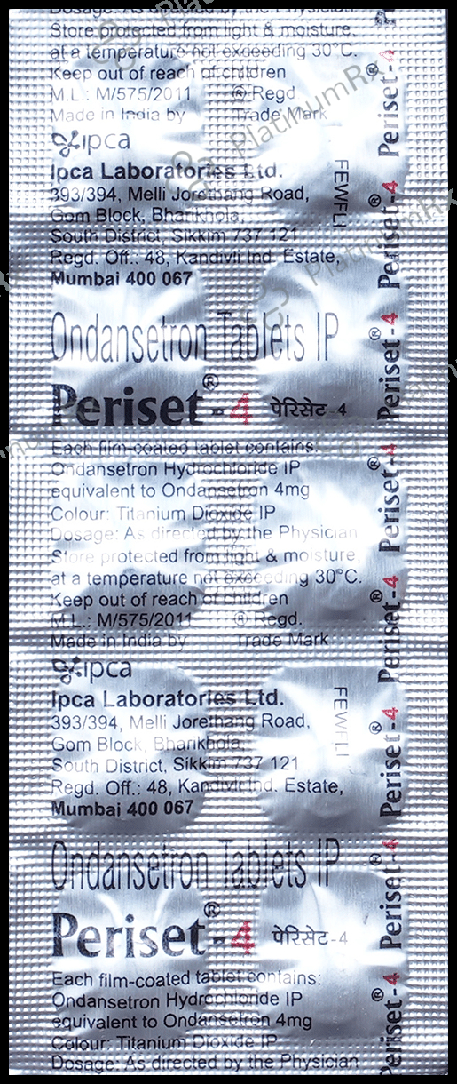 Periset 4mg Tablet 10s