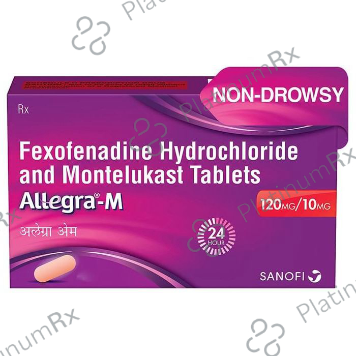 Allegra M 120/10mg Tablet 10s