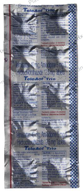 Teleact Trio 5/12.5/40mg Tablet 10s