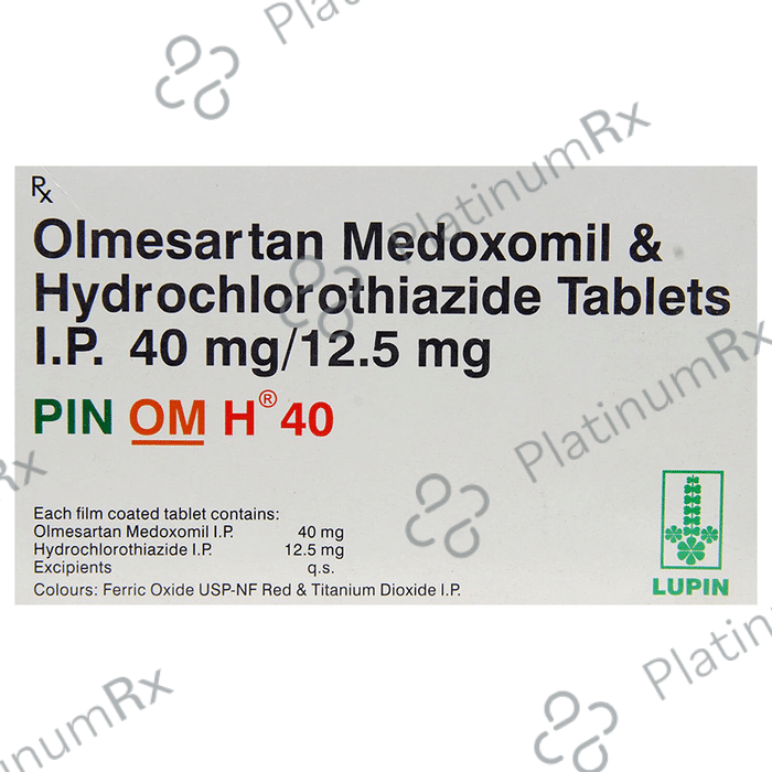 Pinom H 40/12.5mg Tablet 15s