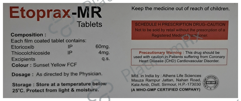 Etoprax MR Tablet 10s