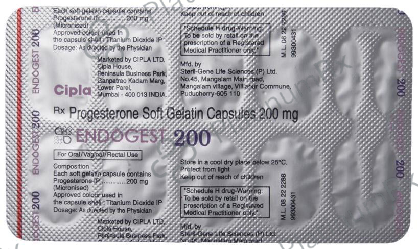 Endogest 200mg Capsule 10s