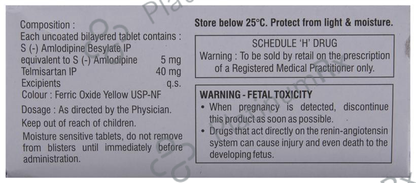 Eslo Tel 5/40mg Tablet 15s