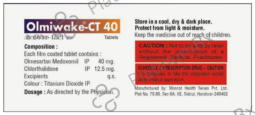Olmiwake-CT 40 Tablet