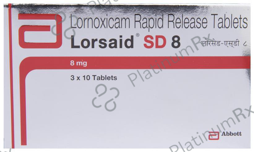 Lorsaid SD 8mg Tab 10s