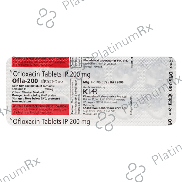 Ofla 200mg Tablet 10s