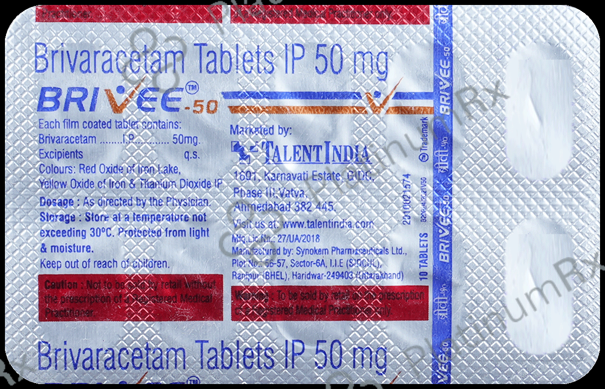Brivee 50mg Tablet